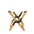 wooden folding stool